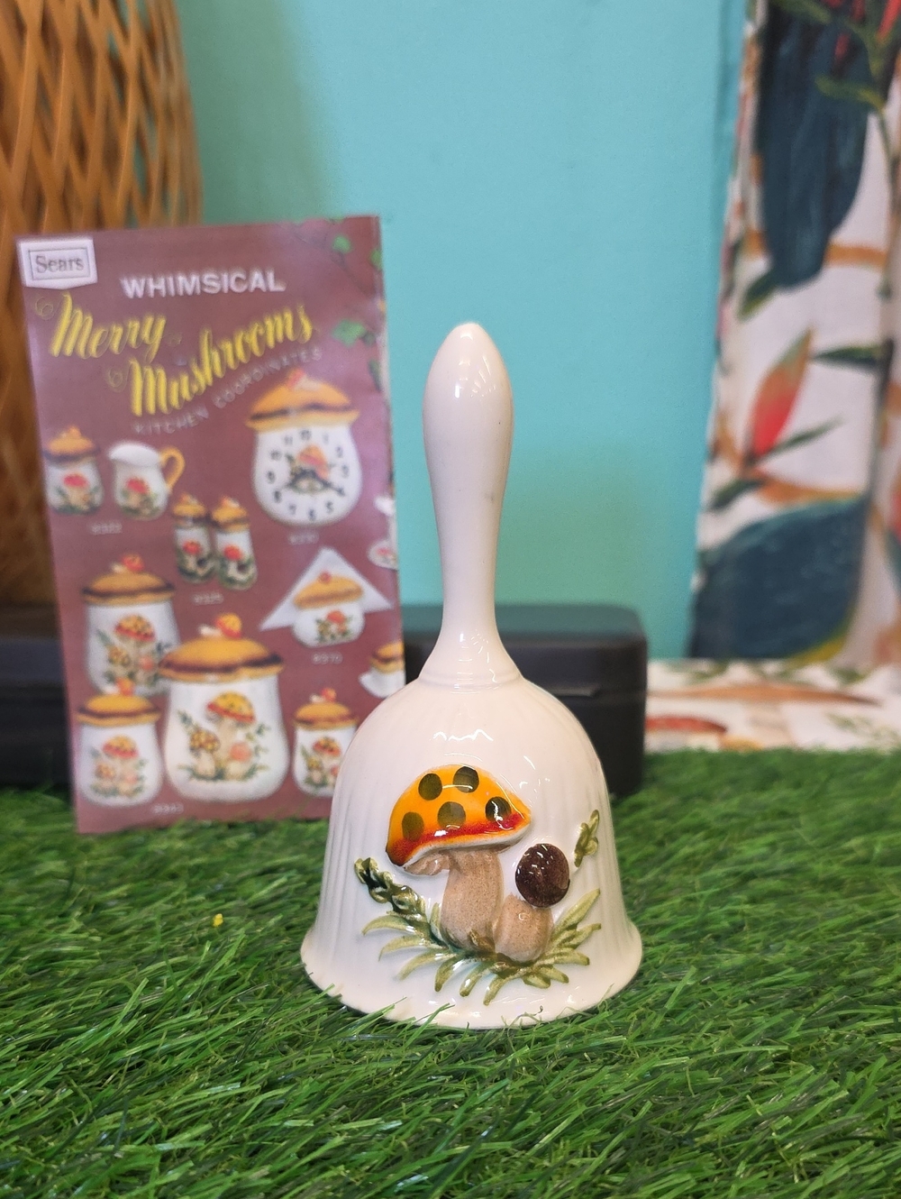 Ceramic Sears Merry Mushroom Bell
